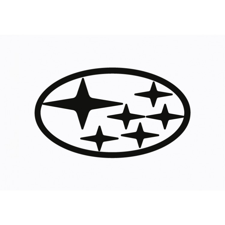 Subaru decals deals badge